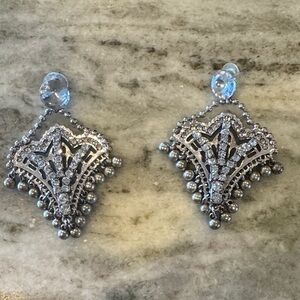 Elegant Silver Drop Earrings
